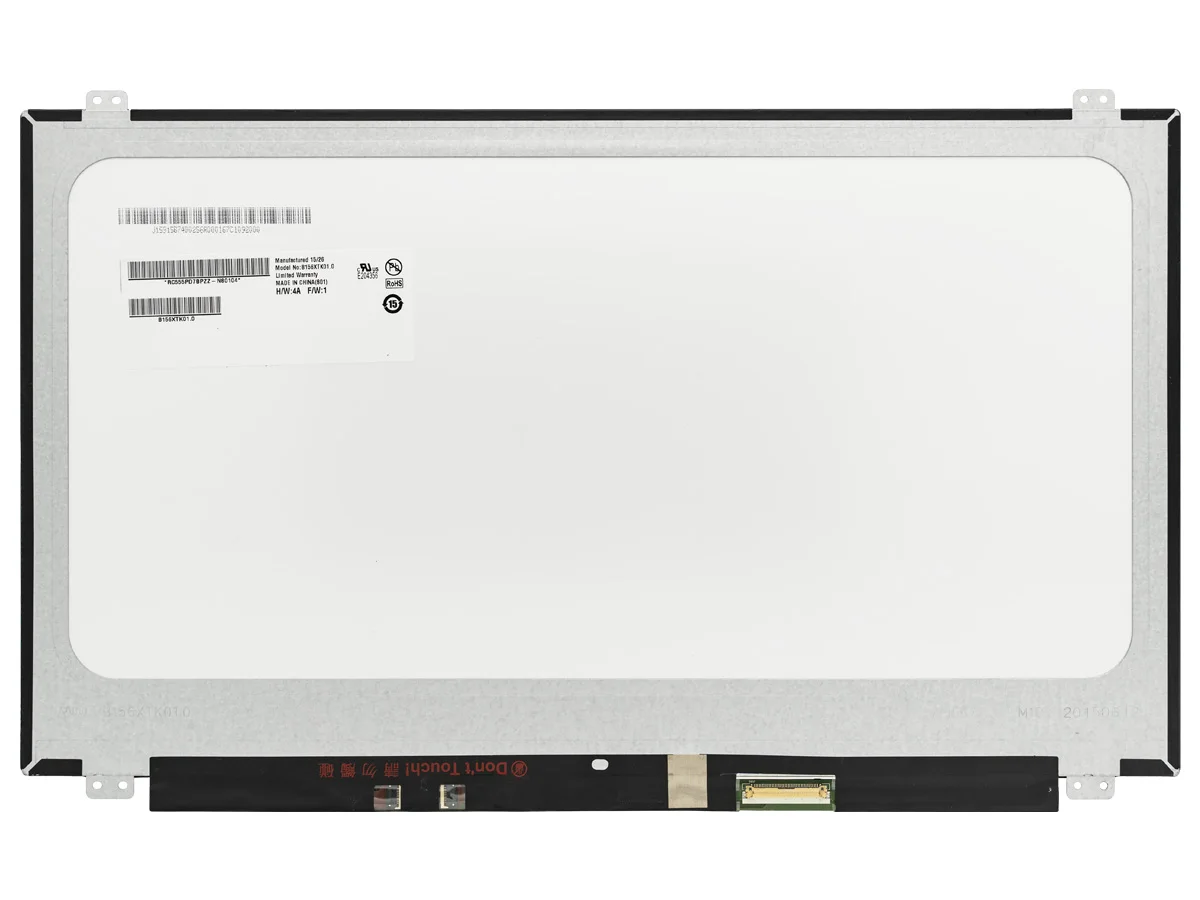 

B156XTK01.0 N156BGN-E41 LCD Screen with touch for HP TouchSmart 15-AC 15-AC121DX and Dell Inspiron 15 5558 Vostro 15 3558 JJ45K