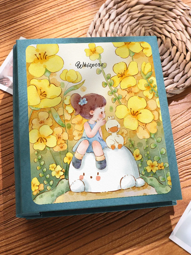 

200 pieces Souvenir album，Album album foldout family edition, baby growing up 6-inch children's storage album, photo gift album