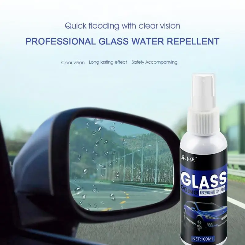 

100ml Car Glass Coating Spray Auto Durable Windshield Anti Fog Spray Automobile Windows Defogging Agent For Clear Vision