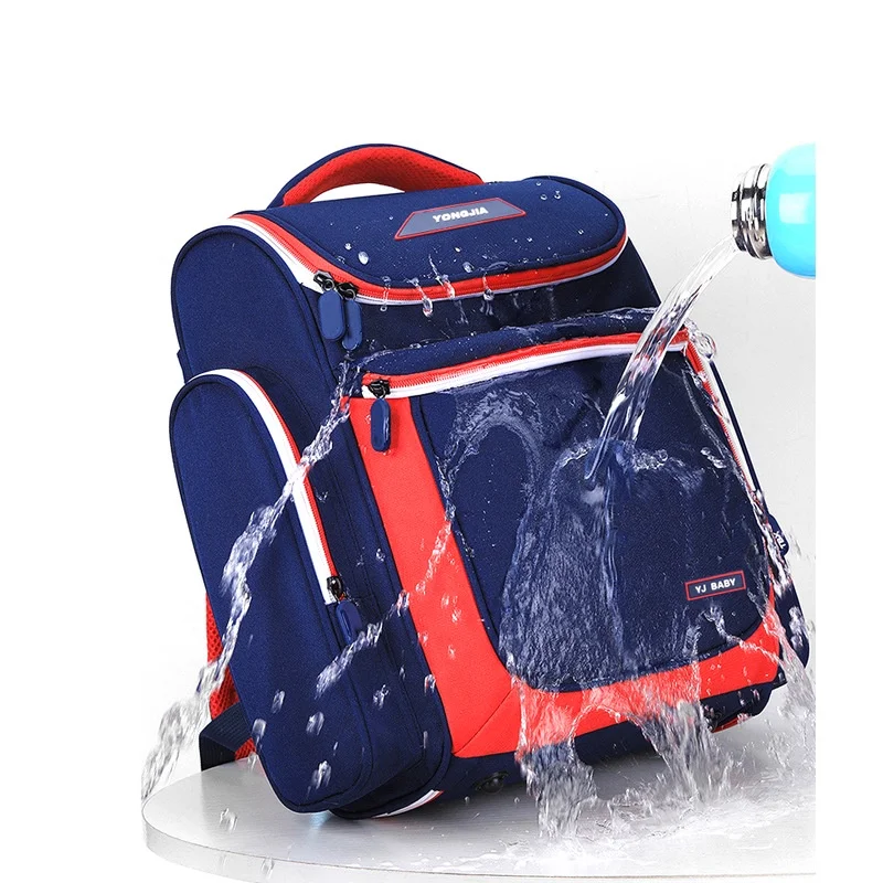 Grade 1-3-6 High-capacity Children Panelled Fashion Backpacks 2022 New Girl Boy Simple British Style School Bags for Students