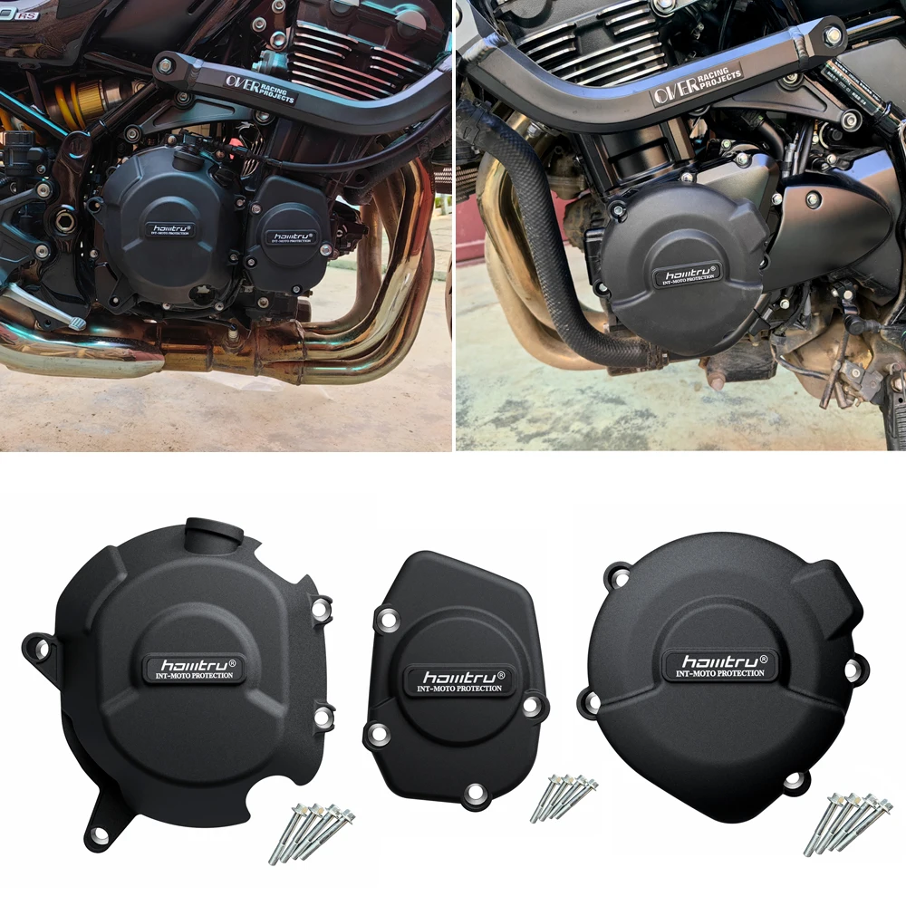 

Motorcycles Engine Cover Protector Set Case For Kawasaki Z900RS 2018-2023 Motorcycle Engine Cover Protection Set