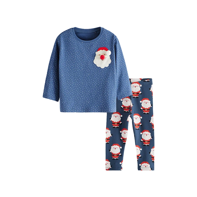 Корейский топ и штаны для девочек Little maven хлопковая одежда весны осени