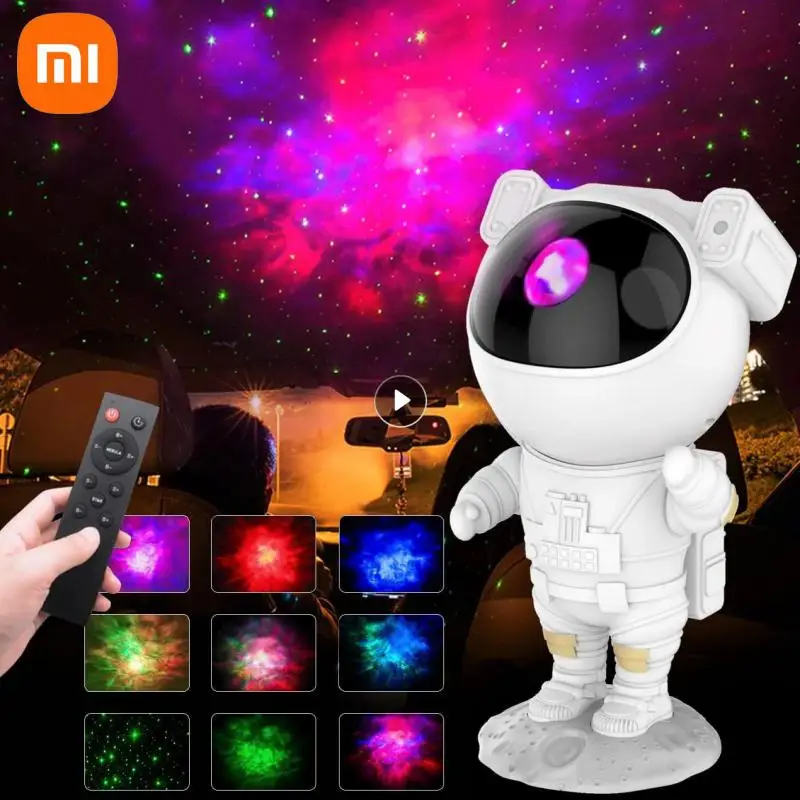 

XIAOMI Astronaut Projector Galaxy Star Projector Starry Sky LED Night Light For Bedroom Room Decoration Atmosphere Lighting