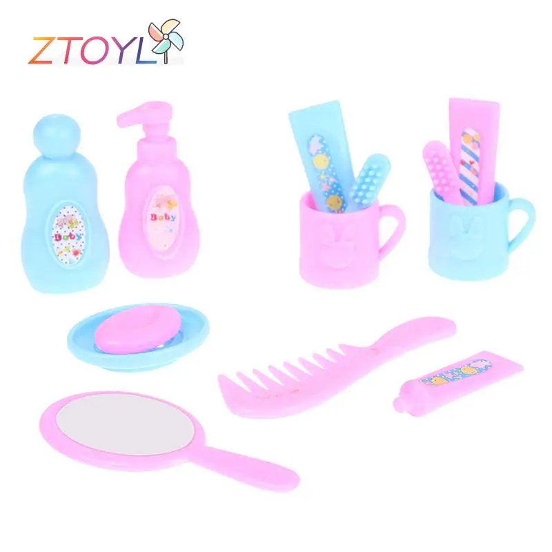 

1/6 1/12 dollhouse miniature mini cup toothpaste toothbrush for ob11 blyth barbies pullip doll house furniture accessories toy
