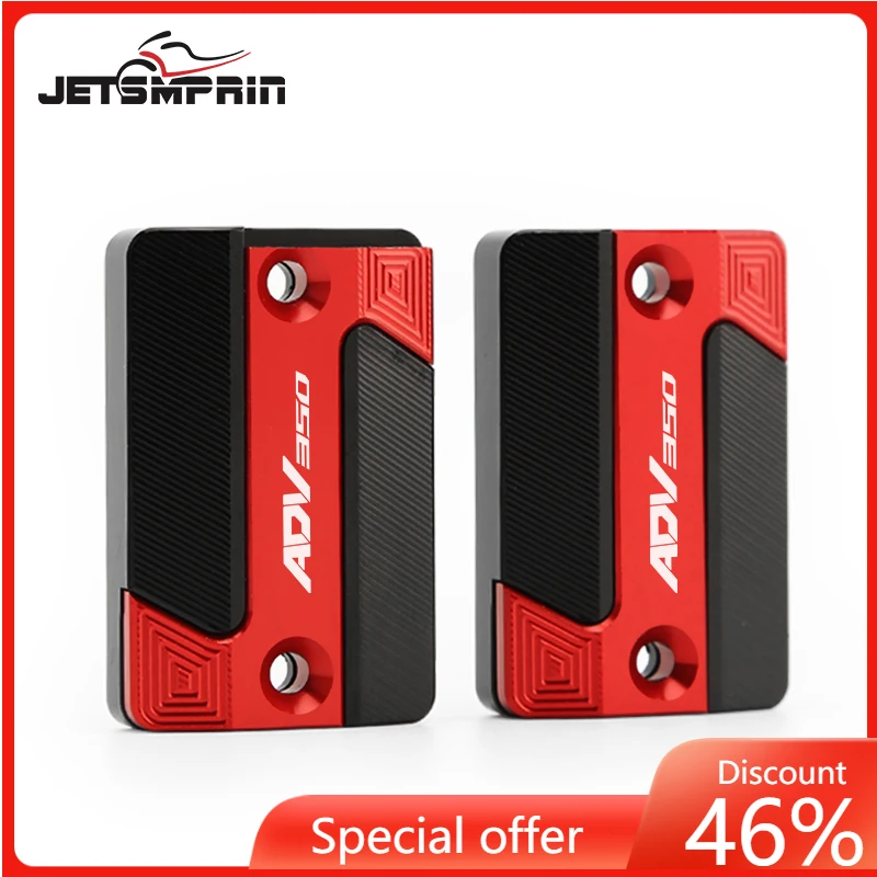 

For HONDA ADV 350 2021 2022 CNC Front Brake Clutch Fluid Reservoir Tank Cover Cap High Quality Motorcycle Accessories With Logo