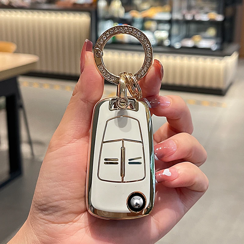 

Чехол для автомобильного флип-ключа из ТПУ для Vauxhall Opel Astra J H K Corsa D Insignia Vectra Zafira Signum Antigo Omega 2