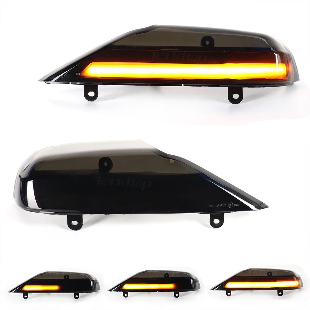 

Smoked Lens Dynamic Sequential Blink LED Side Mirror Turn Signal Light Strip Indicator For Subaru Forester Legacy Outback 03-08