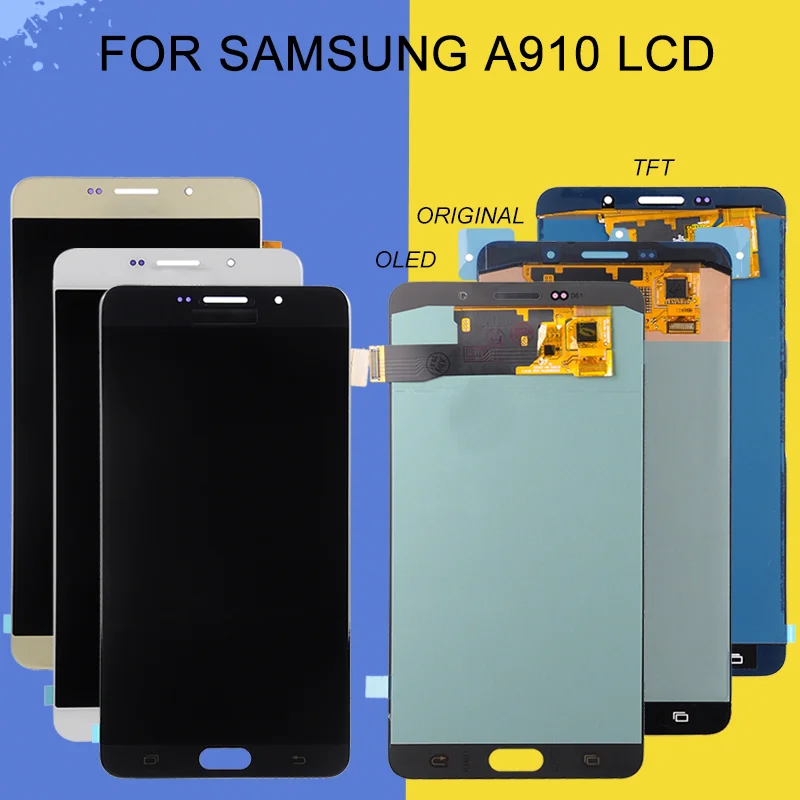Catteny 6 0 дюймов A910 Pro дисплей для Samsung Galaxy ЖК Сенсорная панель дигитайзер в сборе A9