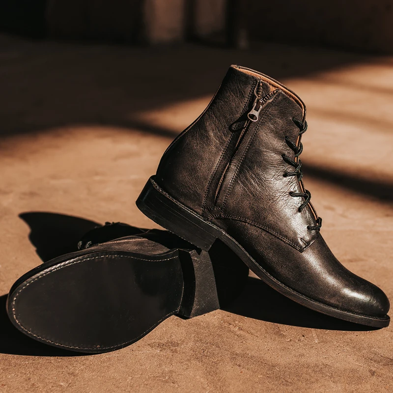 Ботильоны мужские из натуральной кожи
