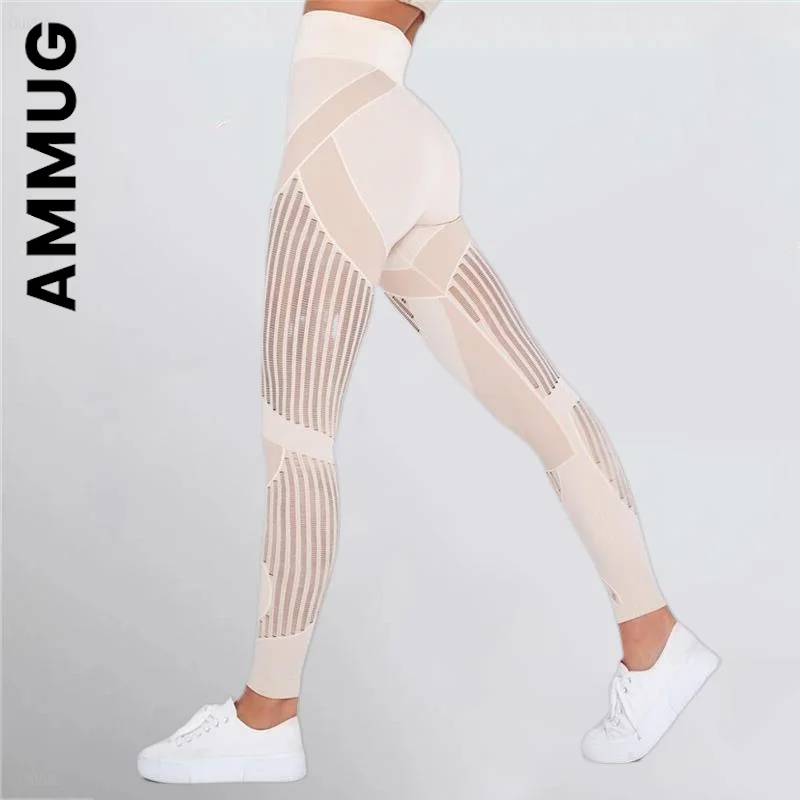 

Ammug Fashion Women Seamless Tights Legging Women High Waist Seamless Leggings Gym Yoga Leggings Female Sports Leggings