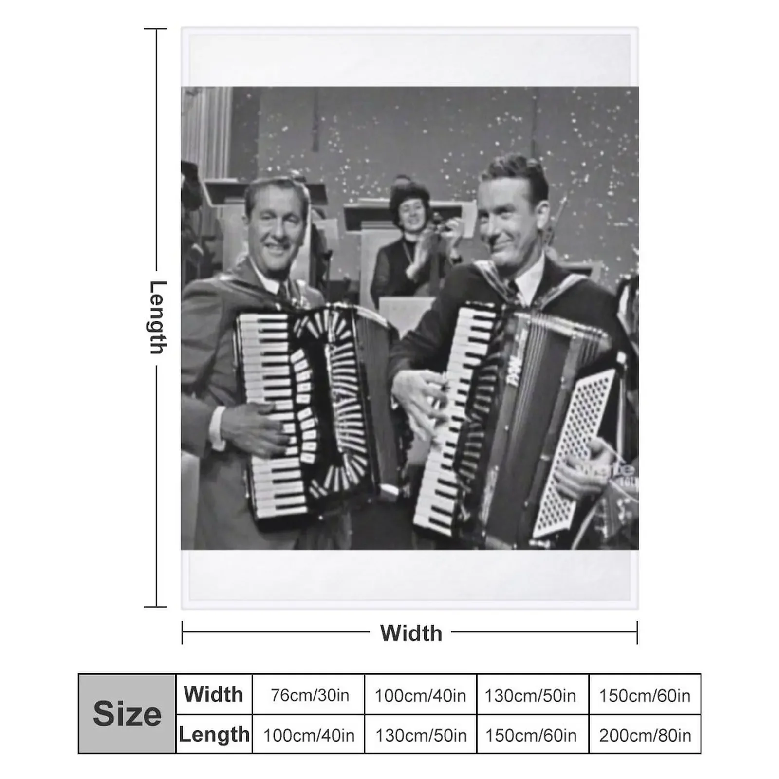Плед Lawrence Welk & Myron Floren, уютный плед из микрофибры для дома и спальни (art.: 3920da765f134) - 3920da765f134