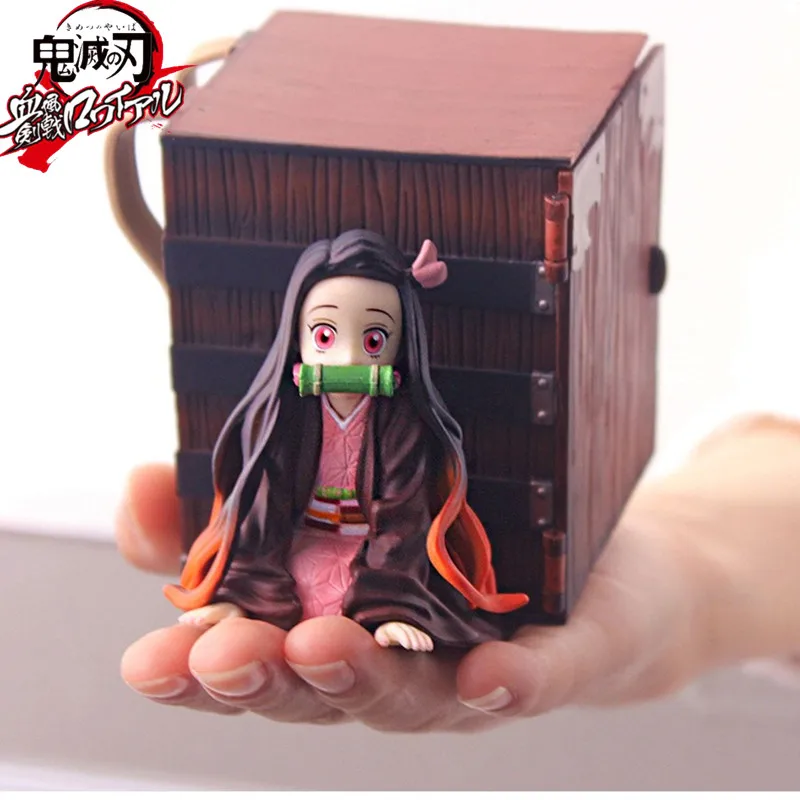 

Anime Demon Slayer 9cm Mini Kawaii Kamado Nezuko Figure PVC Action Figurals Toys Collectible Modle For Children Birthday Gifts