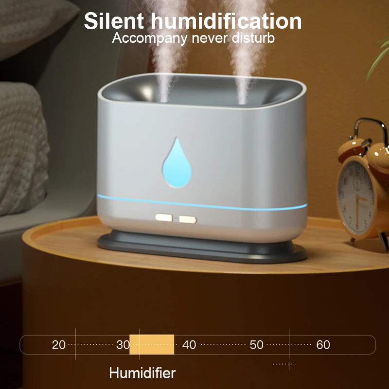 

1000ML Diffuser Air Humidifier Double Nozzle Colorful Lights Desktop USB Air Freshener Home Car Humidifier