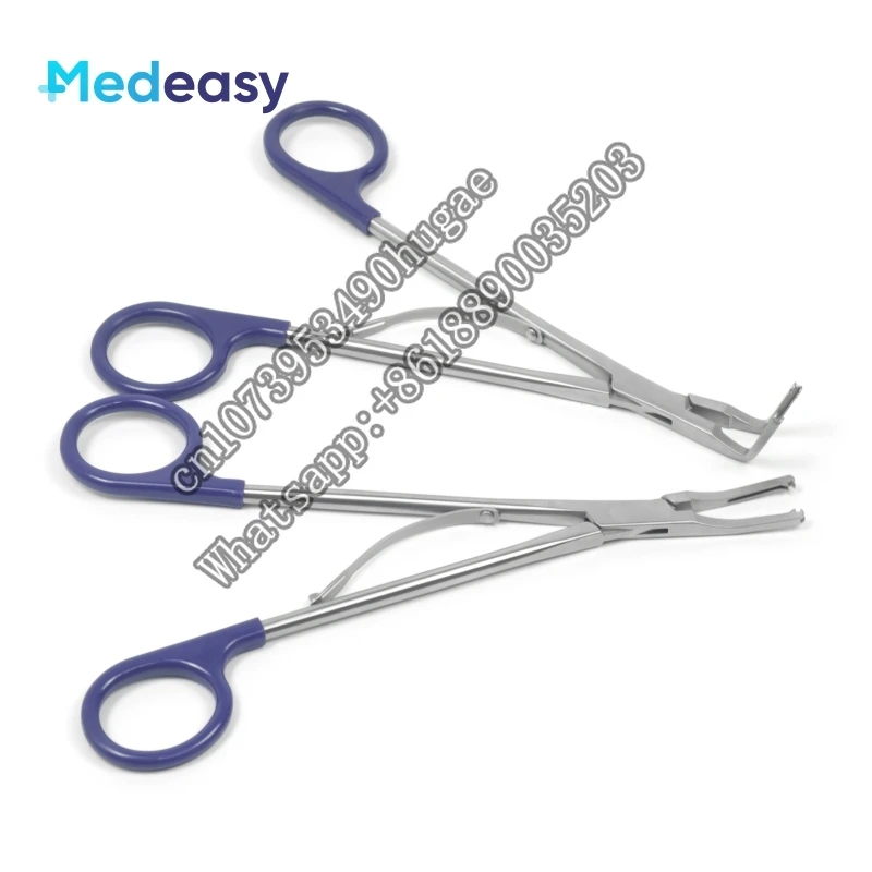 

Open Surgery Hemolok Clip Applicator, Polymer Clips Applier