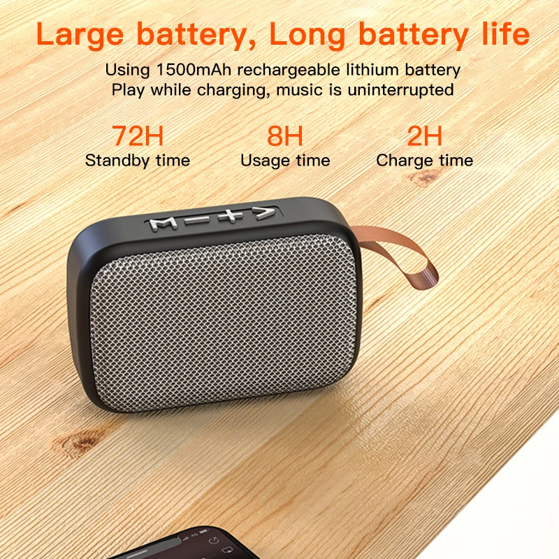 Портативная Водонепроницаемая Bluetooth-колонка с поддержкой TF-карты | Электроника