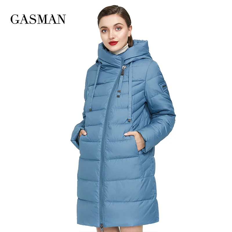 

GASMAN 2022 Long Puffer Winter Down Jacket Women Thick Coat Women Hooded Parka Warm Female Brand Cotton Clothes Winter M-180