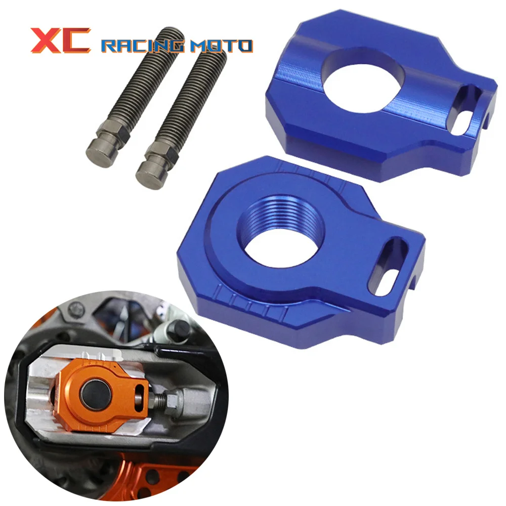 

Motorcycle Modified Rear Chain Adjuster Axle Block For KTM EXC EXCF SX SXF XC XCF XCW XCWF Husqvarna TC FC TX 125 250 300-530