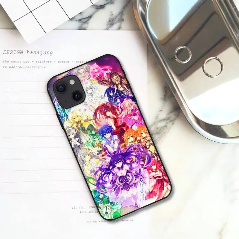 Чехол для телефона RUICHI DATE A LIVE Yatogami Tohka iPhone 11 12 Mini 13 Pro XS Max X 8 7 6s Plus 5 SE XR | Мобильные