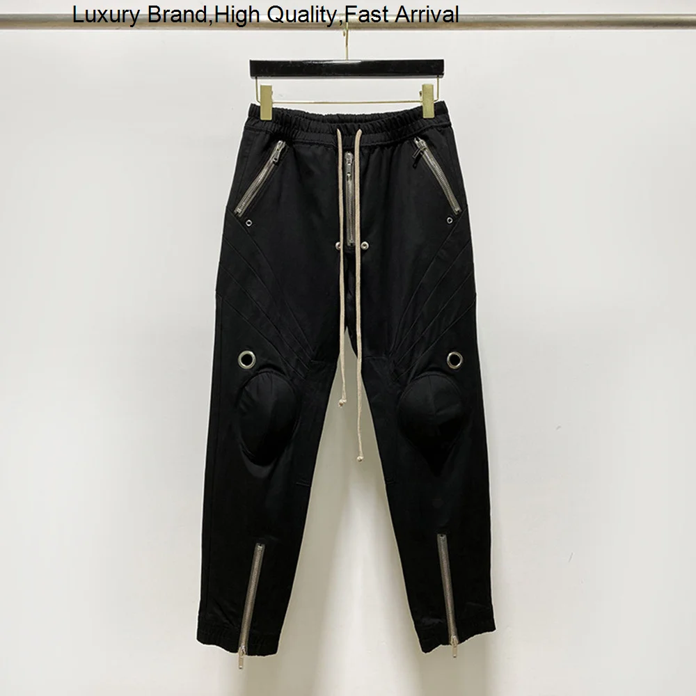 Women's Fashion Brand Original Zipper Design Luxury Men's High-end Casual Pants Famous Unisex High-quality Trend Trousers