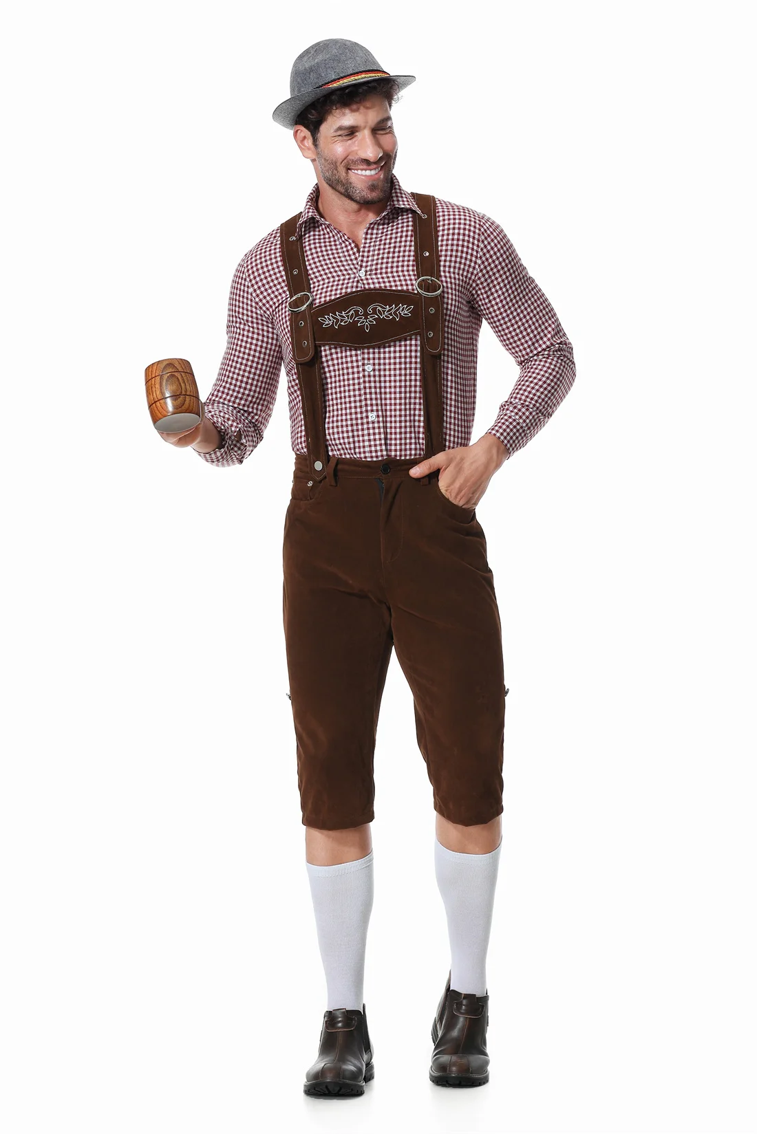 Роскошные подтяжки для взрослых мужчин Немецкий Октоберфест Lederhosen традиционный