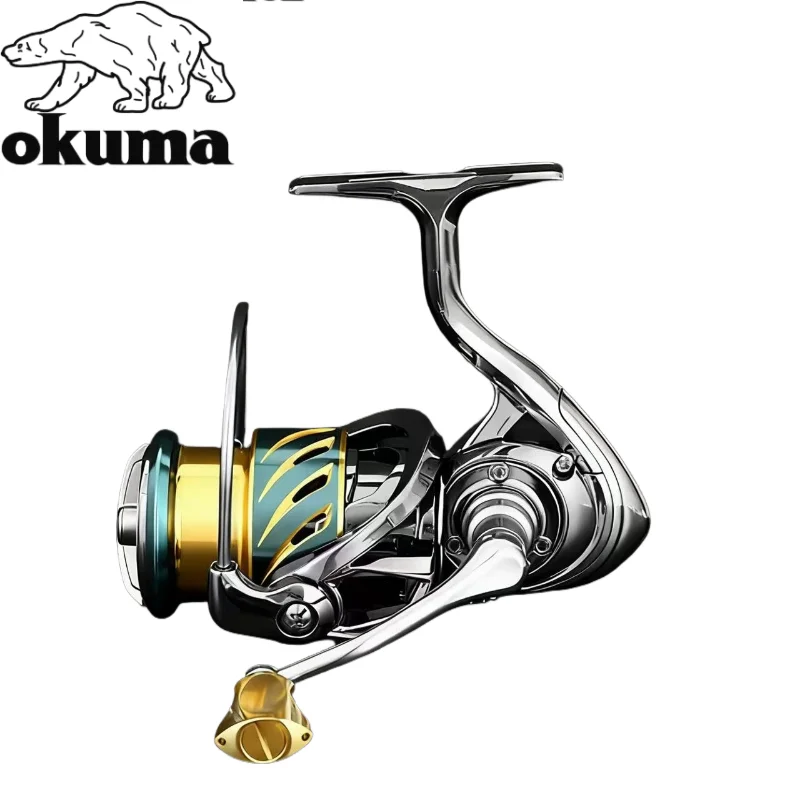 Фото Рыболовные снасти okuma, спиннинговая катушка, универсальная рыболовная катушка, цельнометаллическая рыболовная катушка, специальная катушка для лески, приманка №1