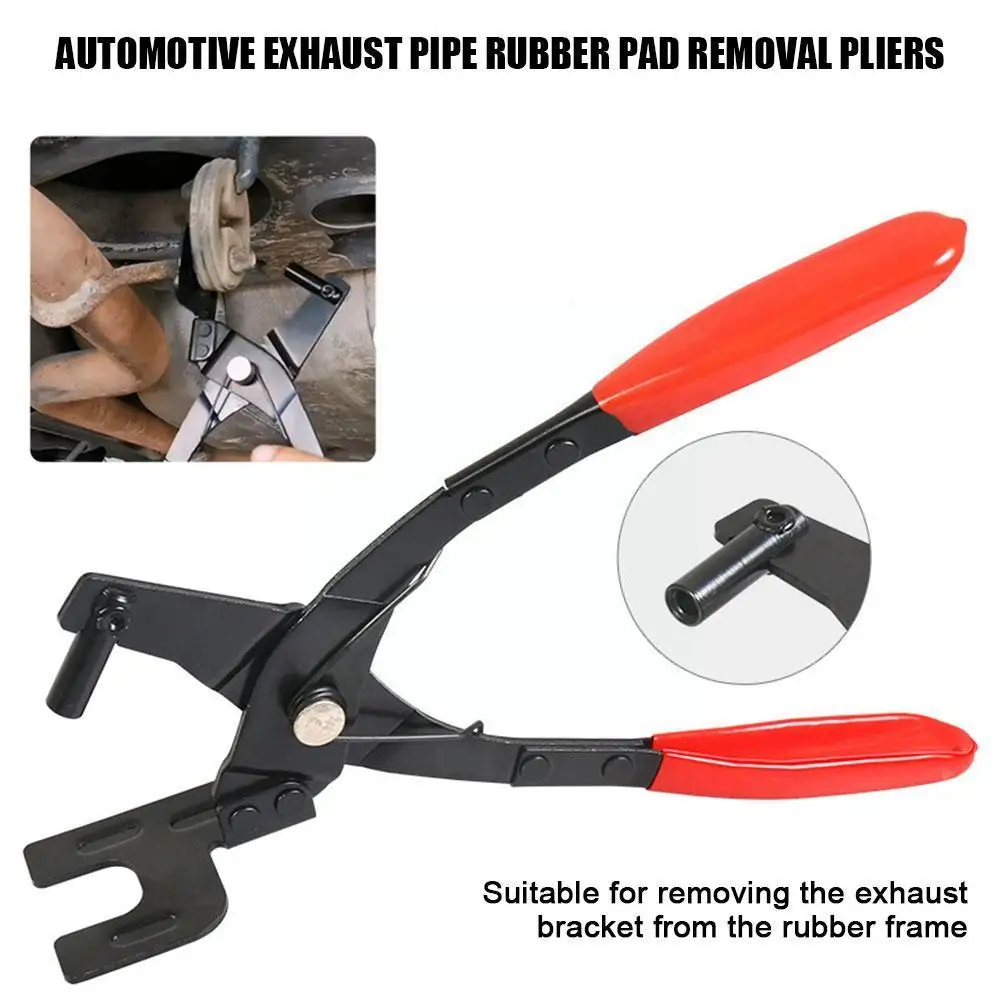 

Auto Exhaust Hanger Removal Pliers Pipe Rubber Grommet Puller Disassembly Car Tool Remover Pad Exhaust Special Tool Plier R F1J5