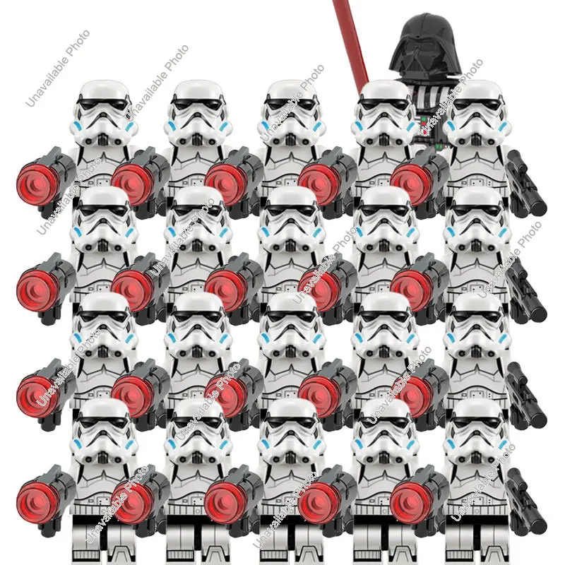 

Hasbro 21pcs Republic Commando 501st Legion Clone Building Blocks Trooper Force Darth Vader Crosshair Wrecker Bricks Figures Toy