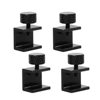 3d printer glass hotbed fixing clips heatbed adjustable alloy clamps fixer 4pcs drop shipping