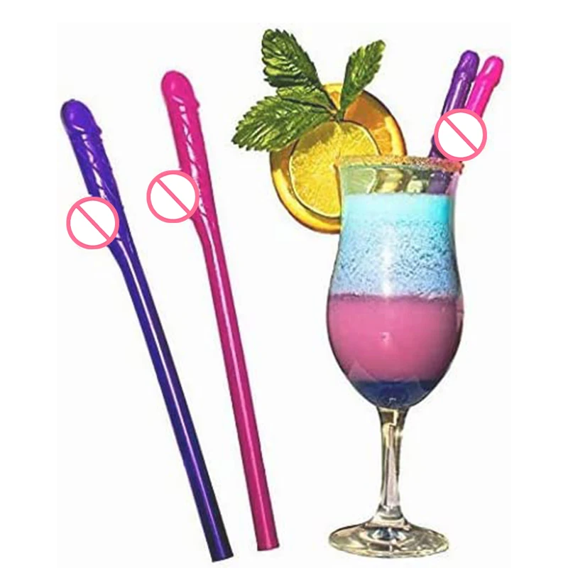 10 шт. вечерние соломинки для пениса девичник невесты пластиковые Willy Dick новинка