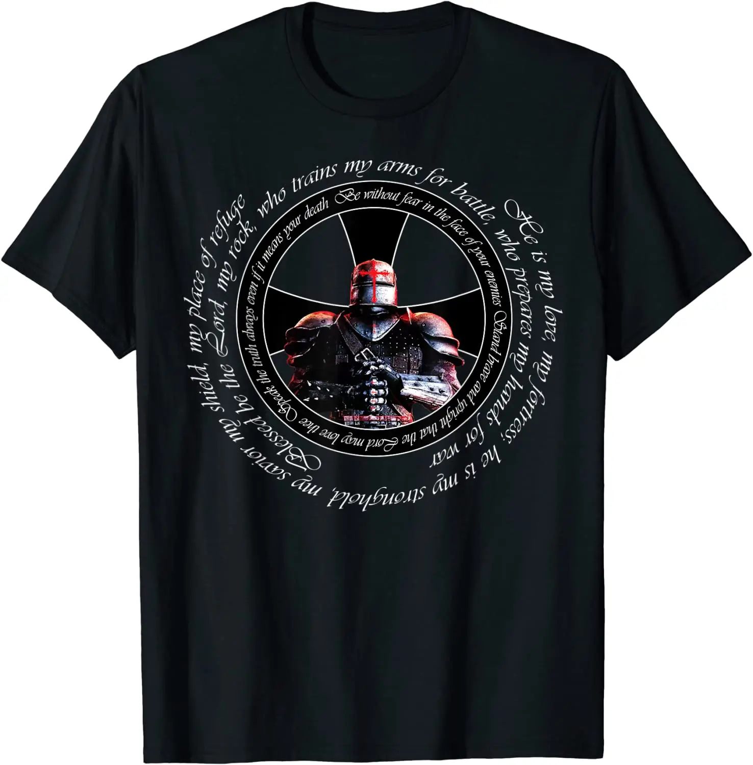 

Knights Templar Oath and Prayer T-Shirt 100% Cotton O-Neck Summer Short Sleeve Casual Mens T-shirt Size S-3XL