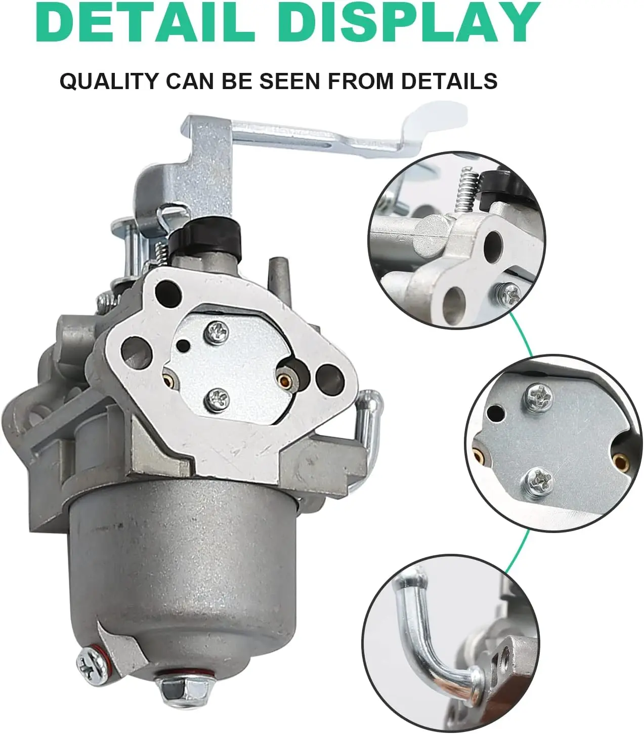 Фото Карбюратор EX30 для замены карбюратора Subaru Robin Engine Mikuni RGX4800 RGN5100, аналог 279-62364-10, с топливным шлангом и клапаном №5
