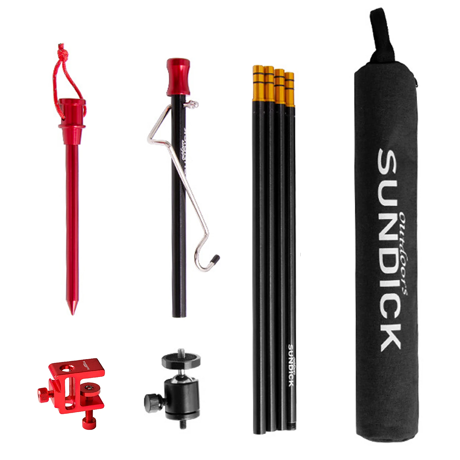 

Sundick Detachable Lantern Stand Lamp Tripod Camping Lamp Bracket Lamp Holder Portable Camping Lamp Holder Accessory