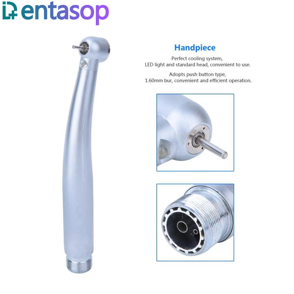 

DENTASOP Dental High Speed Handpiece with Lighting System, Quiet and Stable, Dental Instruments, Dental Materials