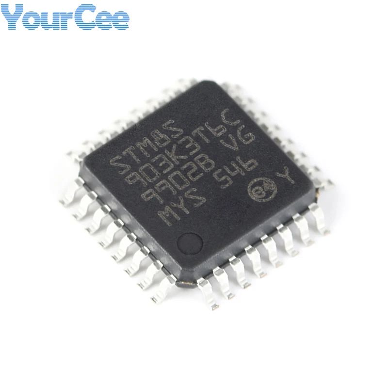 Флэш-память STM8S903K3T6C 16 МГц 8 КБ микроконтроллер бит MCU EEPROM 640B ОЗУ 1 8S903K3T6C IC |