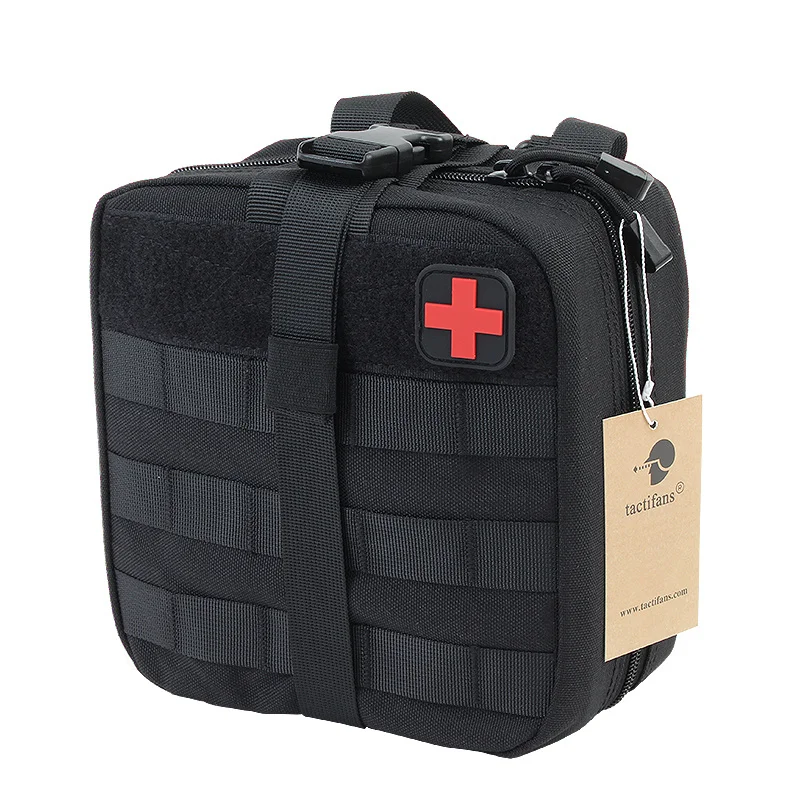

First Aid Pouch Patch Bag Molle Hook and Loop Amphibious Tactical Medical kit EMT Emergency EDC Rip-Away Survival IFAK