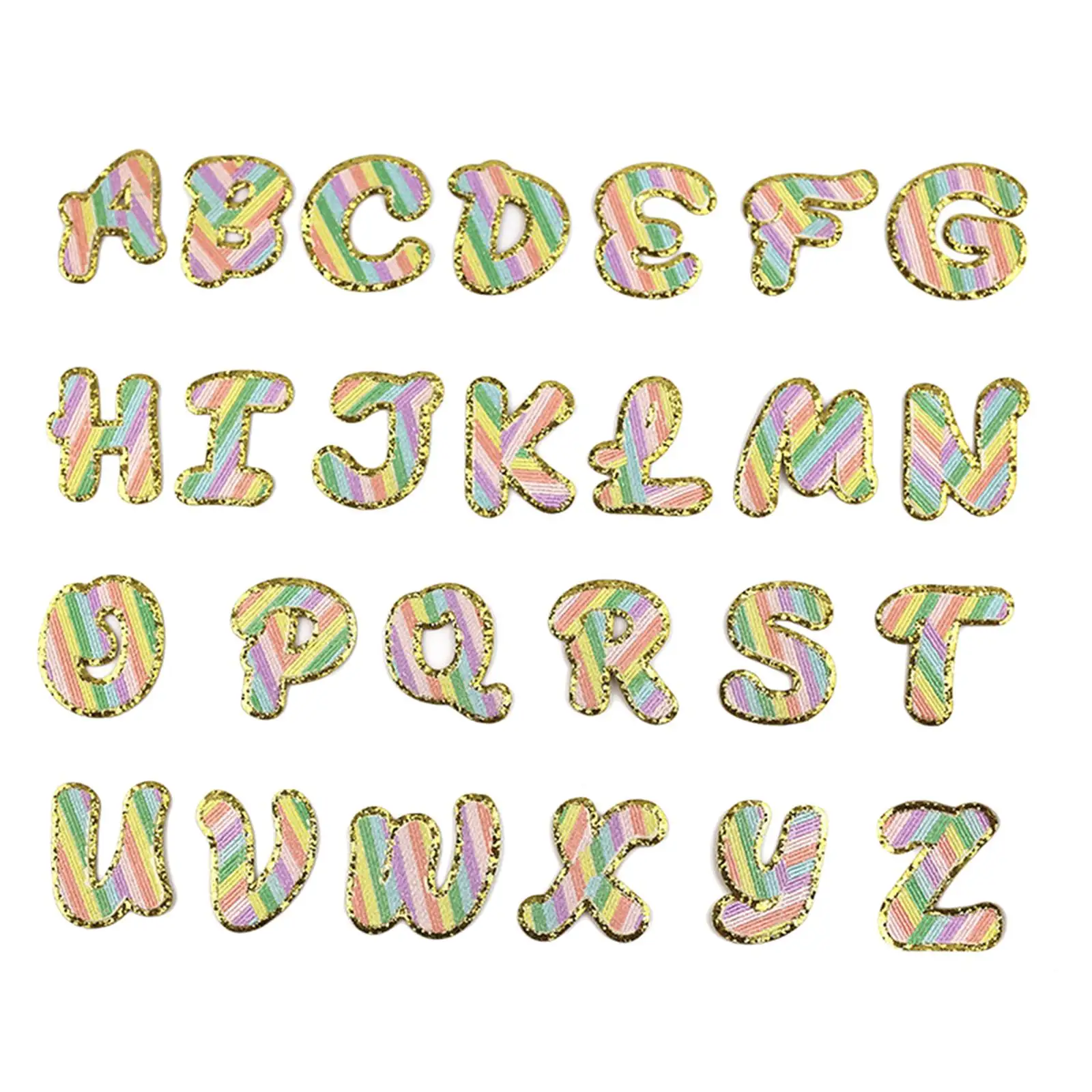 

Embroidery Patches A-Z English Letter Clothes Sticker for Coats Clothes Clothing