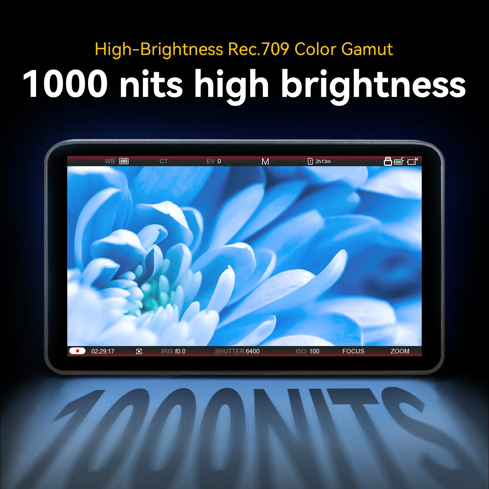 Фото 7-дюймовый монитор для камеры Portkeys LH7C с HDMI, 1000 нит, HD IPS, сенсорный экран для DSLR-камер №3
