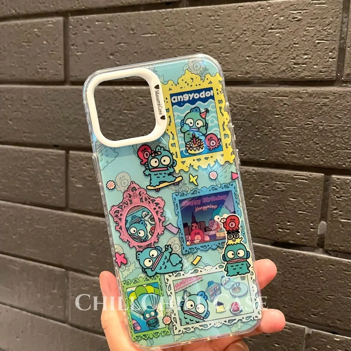 

Anime Kawaii Sanrio Hangyodon Cute Cartoon Iphone New Case Anti-Fall Anti-Collision Silicone Phone Case for Iphone12-14Promax
