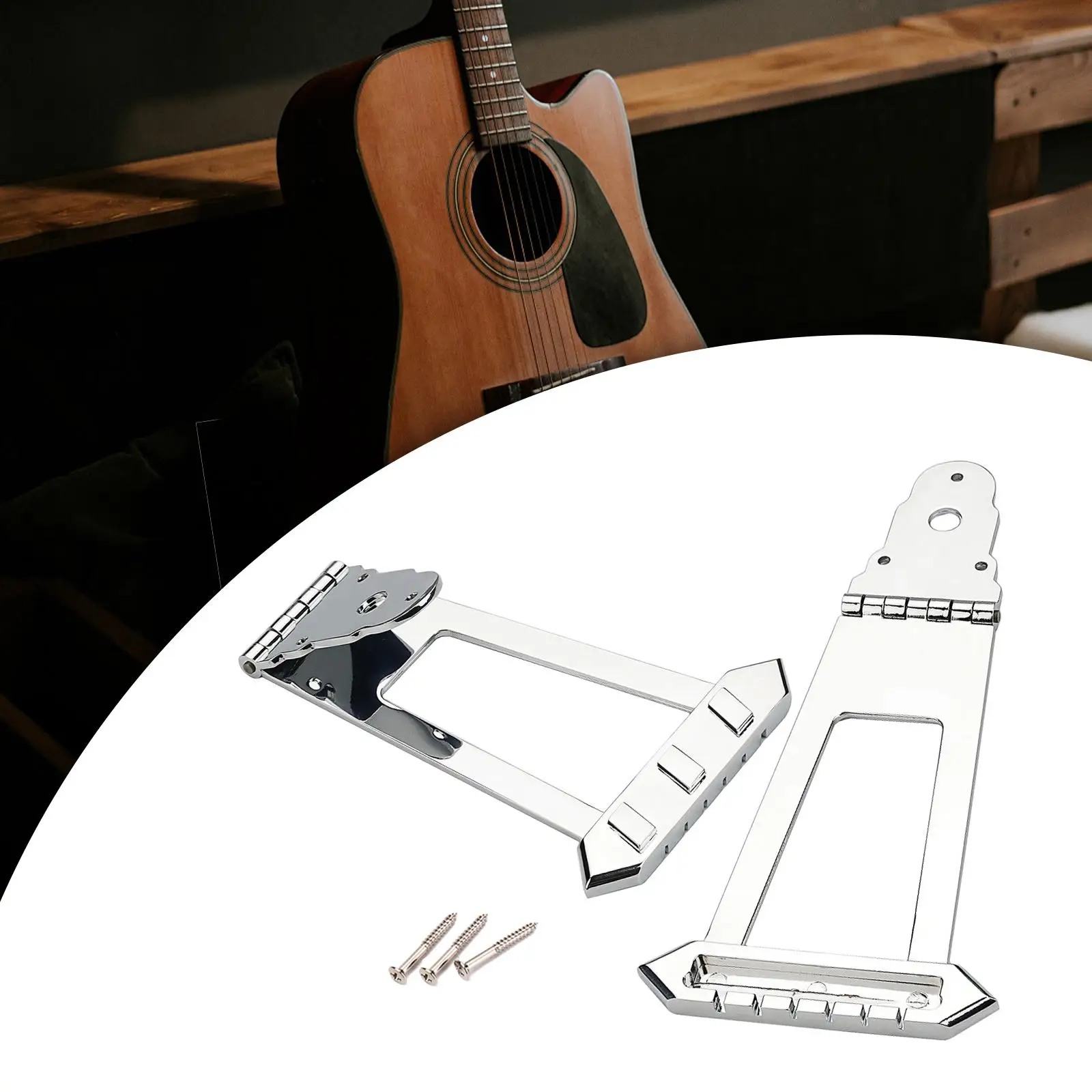 Трапециевидный Струнодержатель для гитары Электрический бас-моста