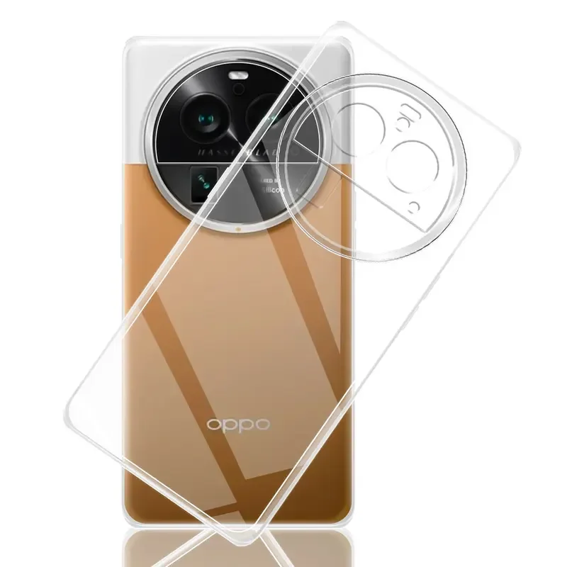 Для Oppo Find X6 pro Чехол для телефона Тонкие Силиконовые Мягкие ТПУ прозрачные задние