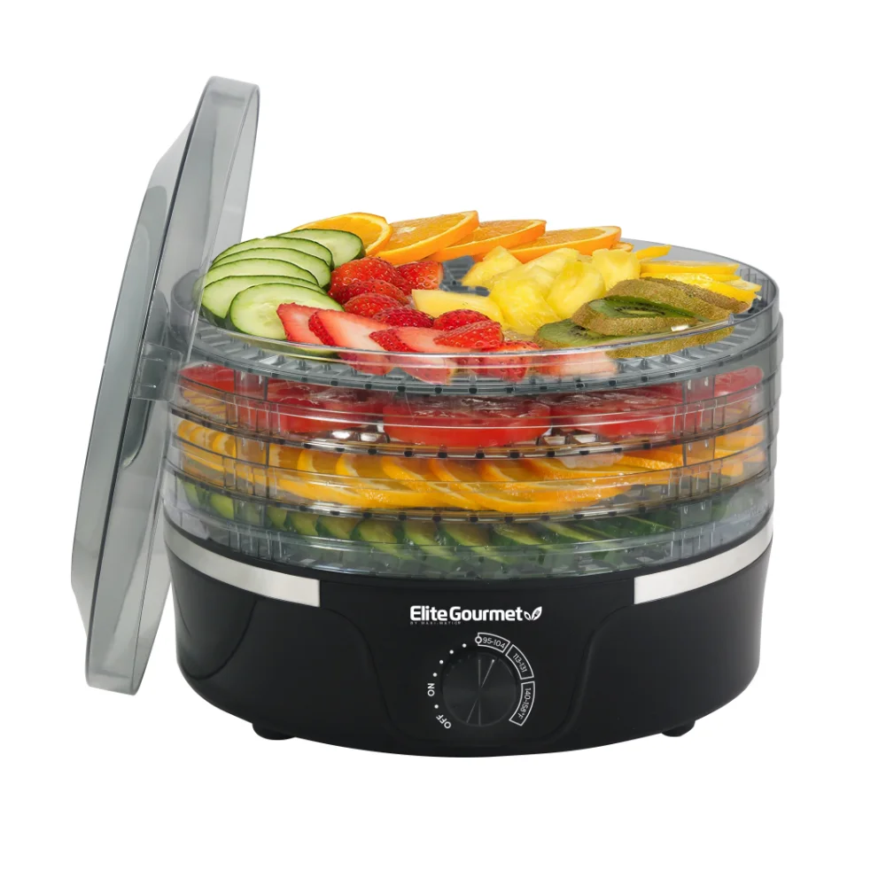 

Food Dehydrator with Adjustable Temperature Dial