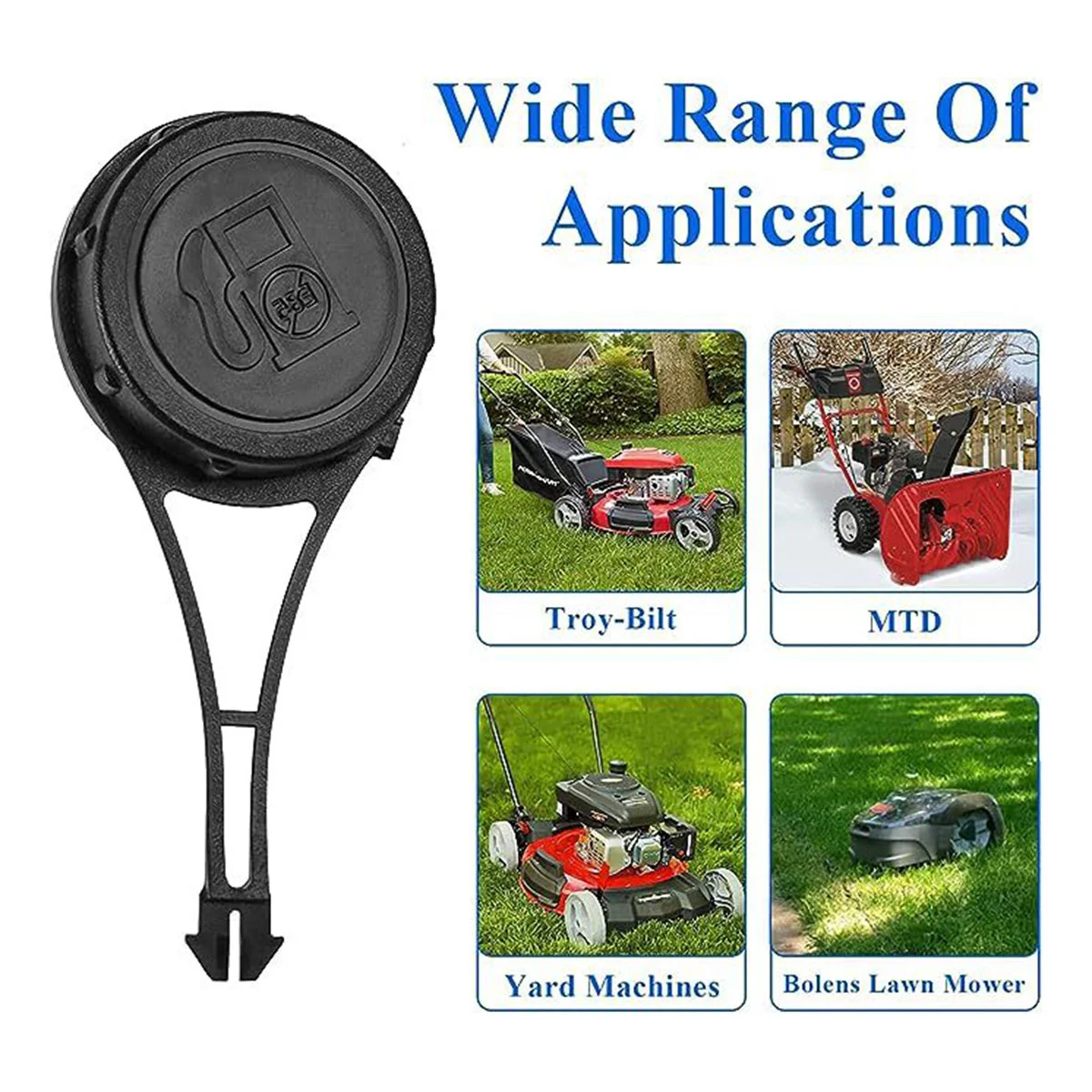799585 крышка топливного бака подходит для Briggs &amp Stratton Mower550E 55 Замена 799684 ДЛЯ 2Pc