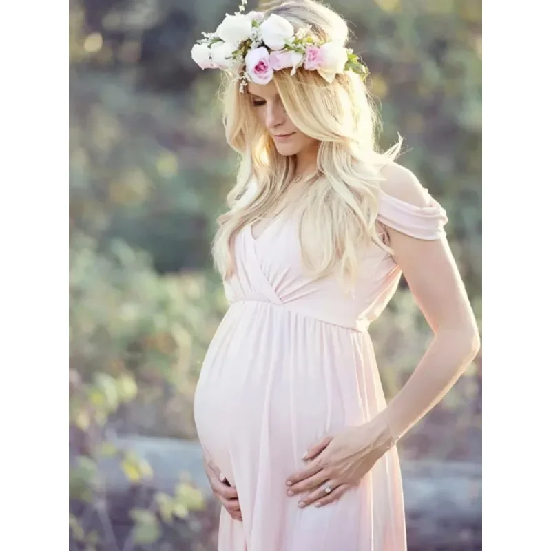 Сексуальный реквизит для фотосессии беременных длинное платье женщин платья с