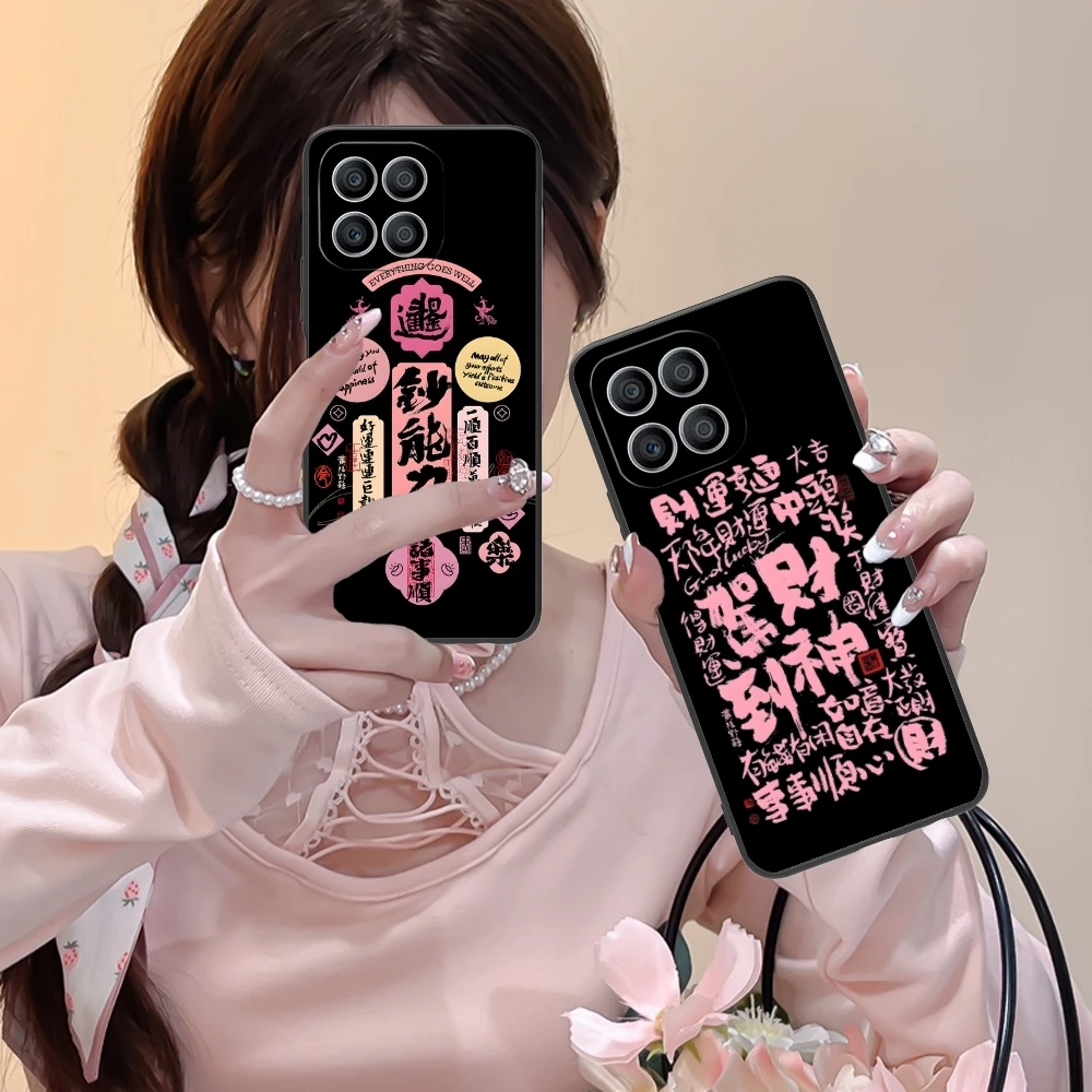 Китайский чехол для мобильного телефона Lucky Rich Huawei Honor 90 80 70 60 50 30 20 10 9 8 7 Pro S SE Lite 5G