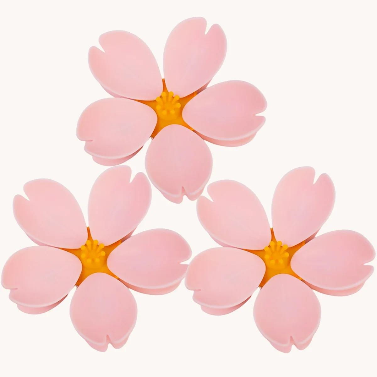 

Магнитные зажимы Сакура розового цвета