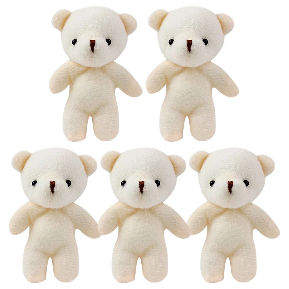 5 шт. мини-медведь крошечные медведи игрушки для DIY брелок подвесная плюшевая