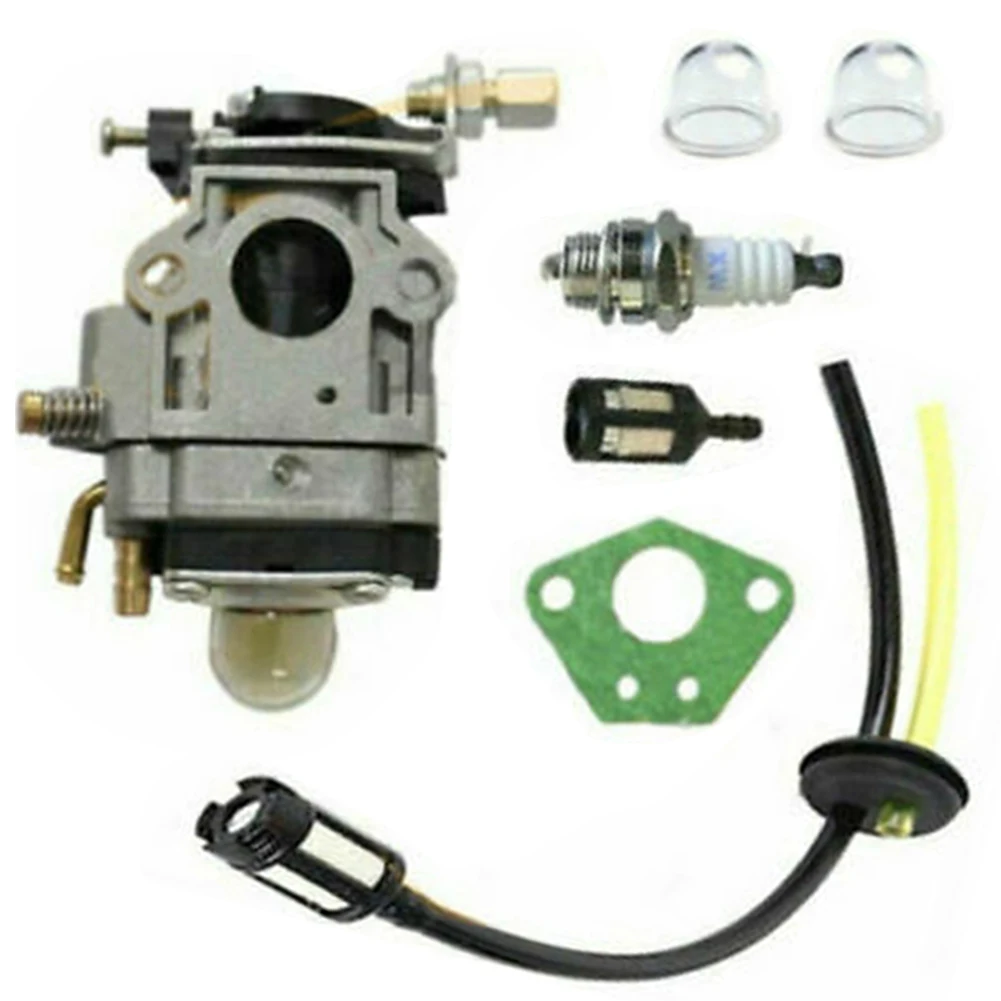

Carburetor For Florabest String Trimmer Parts Fuel Hose Fuel Filter Gasket Primer Bulb Sparkle Plug Check Valve