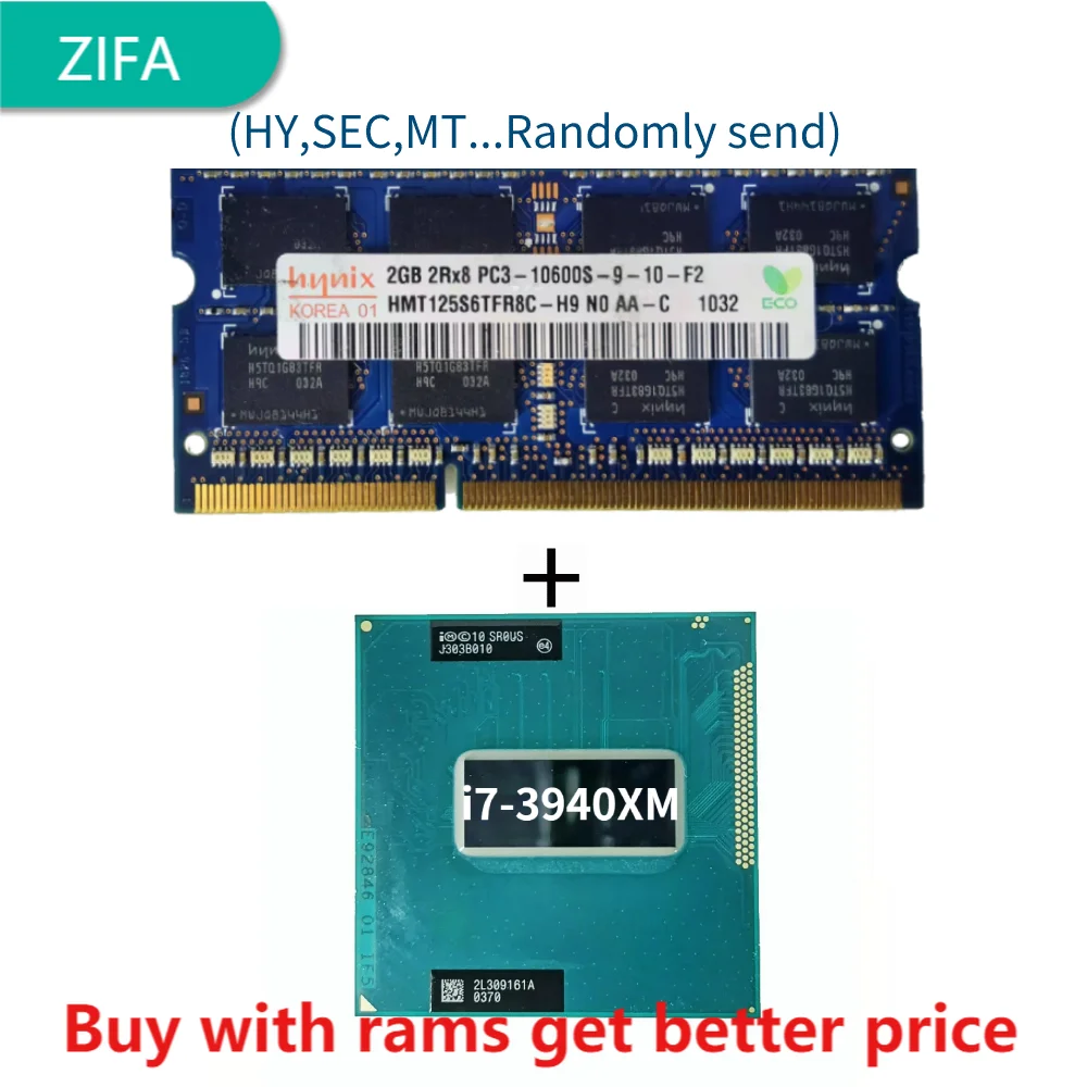 

Intel Core i7-3940XM i7 3940XM SR0US 3.0 GHz Quad-Core Eight-Thread CPU Processor 8M 55W Socket G2 / rPGA988B
