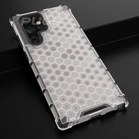 luxury honeycomb shockproof armor case for samsung galaxy s22 ultra plus s21 s20 fe s10 note 20 10 a51 a71 a72 a32 hard cover