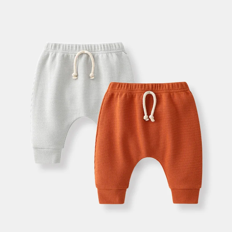 

0-3T Newborn Kid Baby Boys Girls Clothes Cotton Loose Pant Casual Plain Soft Bottoms Baby Cute Sweet Trousers Outfit